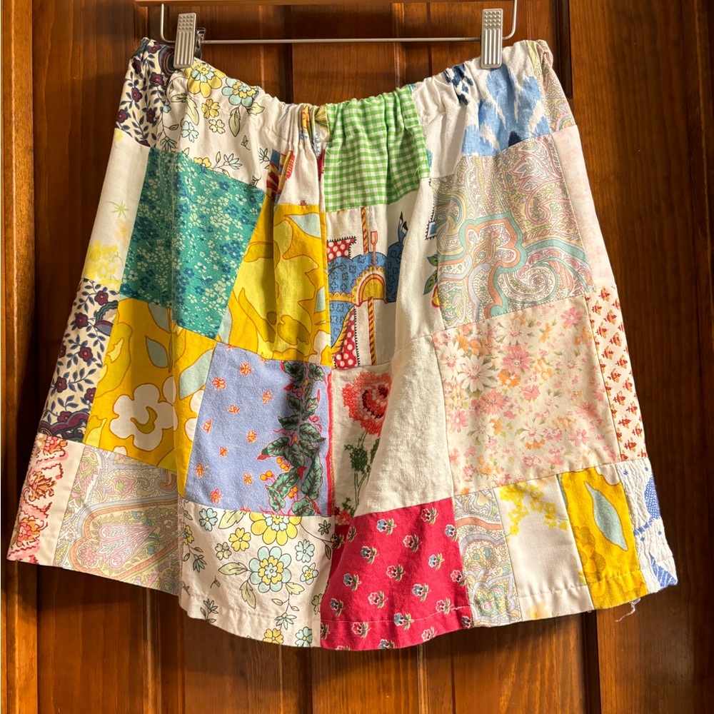 Handmade patchwork skirt